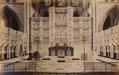 Altar ve Reedos Truro Katedrali, 1929. by Unbekannt