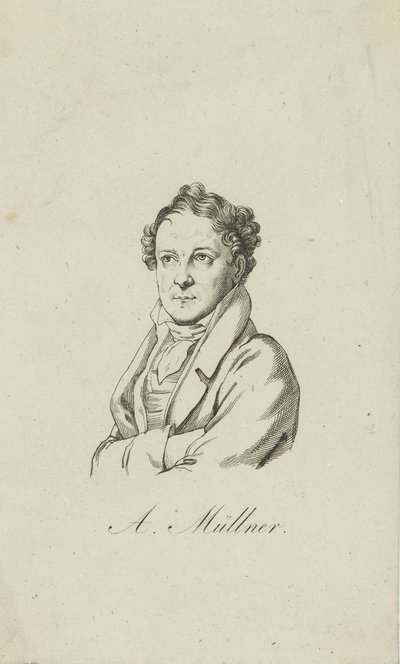 Amandus Gottfried Adolf Muellner 1774-1829, 1810-1820. by Unbekannt