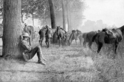 Amerikan süvari birliği, Chemin des Dames, Fransa, 1918 by Unbekannt