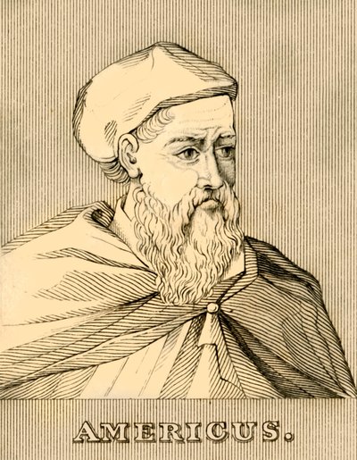 Americus, 1454-1512, 1830. by Unbekannt