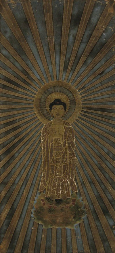 Amida, Uygun Araçların Dharma Bedeninde Tezahür Eder, 18. yüzyıl. by Unbekannt