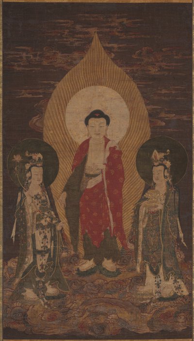 Amitabha Üçlüsü, muhtemelen 1400