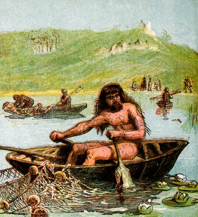 Teknesinde Eski Bir Briton, c1850 by Unbekannt