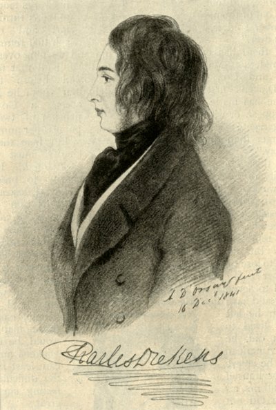 Erken Bir Dickens Portresi, 1841, 1910. by Unbekannt