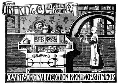 Liberty and Co Ltd için bir reklam, 1898 by Unbekannt