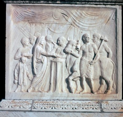 Roma İmparatorluk kültüne adanmış bir sunak, 1. yüzyıl by Unbekannt