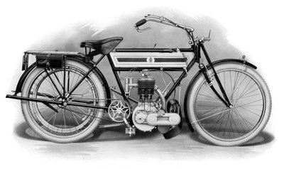 Erken bir Triumph motosikleti, 1911-1912 by Unbekannt
