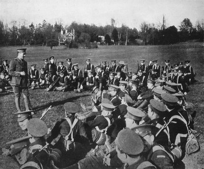 Parklarda bir açık hava dersi, Oxford, 1915 by Unbekannt