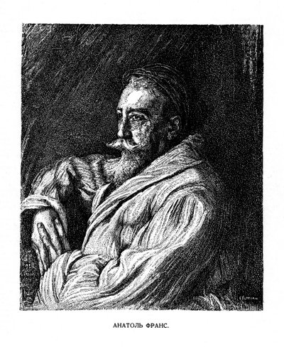 Anatole France, Fransız yazar, 19. yüzyılın sonlarında by Unbekannt