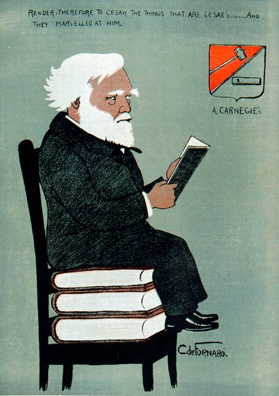 Andrew Carnegie 1835-1918, İskoç-Amerikalı sanayici ve hayırsever by Unbekannt