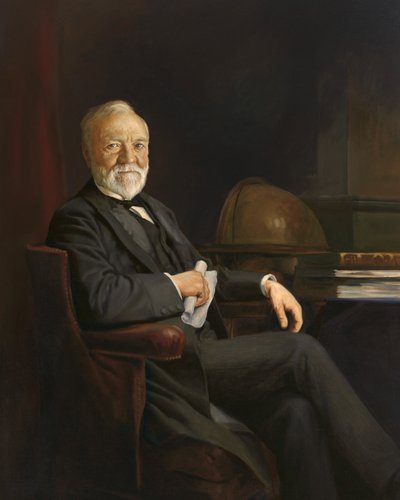 Andrew Carnegie, c. 1905. by Unbekannt