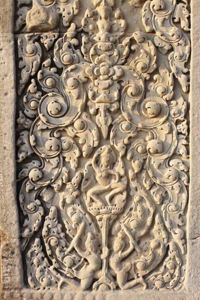 Angkor Wat, WallFlowers'da Oyulmuş Detay, Siem Reap, Kamboçya by Unbekannt