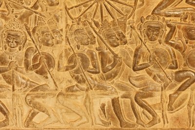 Angkor Wat Kurukshetra Savaşı, Siem Reap, Kamboçya