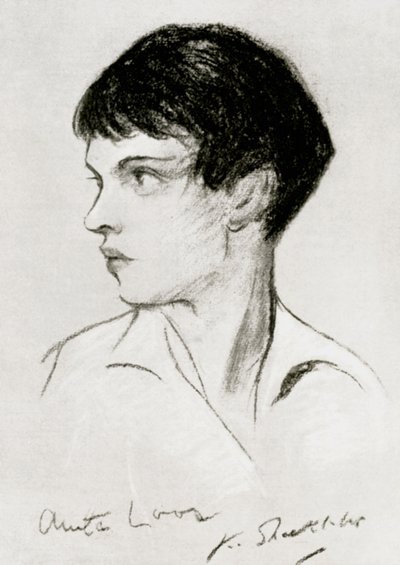 Anita Loos 1888-1981, Amerikalı senarist, oyun yazarı ve yazar, 20. yüzyılın başlarında by Unbekannt