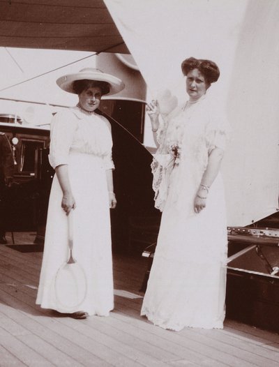 Anna Alexandrovna Vyrubova, Rusya İmparatoriçesi Alexandra Fyodorovna ile ayrıldı, 1912-1913 by Unbekannt