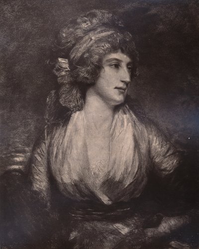 Anna Seward, İngiliz yazar ve şair, 18. yüzyılın sonları veya 19. yüzyılın başlarında 1894 by Unbekannt