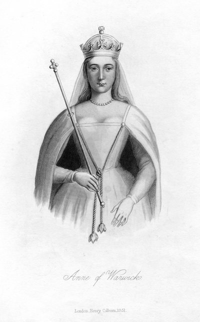 Anne Neville, Warwick Kontesi, 1851 by Unbekannt