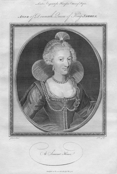 Danimarkalı Anne, Kral I. James Kraliçesi, 1786. by Unbekannt