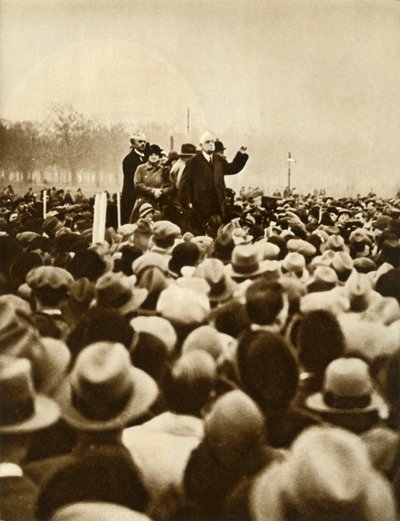 Hükümet karşıtı gösteri, Hyde Park, Londra, 6 Şubat 1933, 1935.i by Unbekannt
