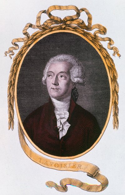Antoine Laurent Lavoisier, 18. yüzyıl Fransız kimyager, 1801 by Unbekannt