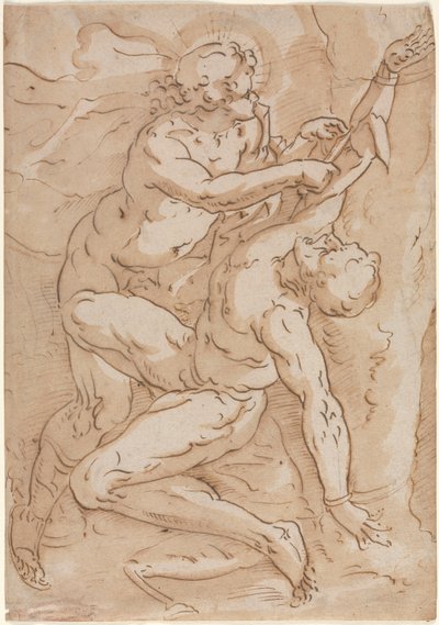 Apollon Yüzen Marsyas, 16. yüzyıl. by Unbekannt