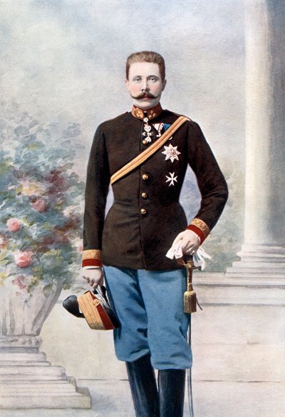 Avusturya Arşidükü Franz Ferdinand, 19. yüzyılın sonlarında ve 20. yüzyılın başlarında by Unbekannt