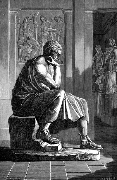 Aristoteles MÖ 384-322, Antik Yunan filozofu ve bilim adamı by Unbekannt