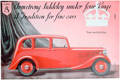 Armstrong Siddeley Motors reklamı, 1937 by Unbekannt