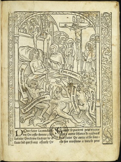 Ars moriendi Ölme Sanatı, 1496. by Unbekannt