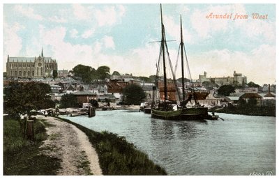 Arundel, Sussex, 20. yüzyılın başlarında by Unbekannt