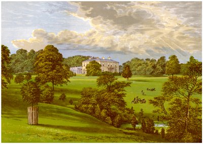 Ashcombe Park, Staffordshire, Sneyd ailesinin evi, c1880 by Unbekannt