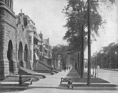 Ashland Avenue, Chicago, Illinois, ABD, c1900. by Unbekannt