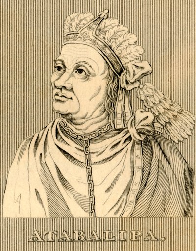 Atabalipa, c1502-1533, 1830. by Unbekannt