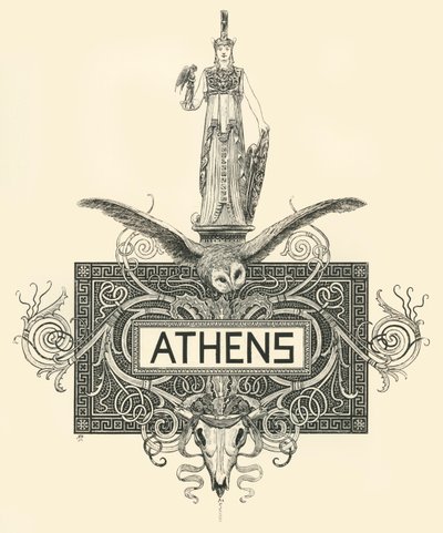 Atina, 19. yüzyıl sonu - 20. yüzyıl başı. by Unbekannt