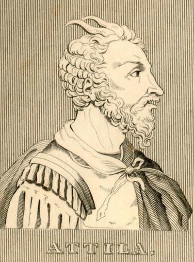 Atilla, c406-453, 1830. by Unbekannt