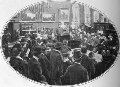 Phillips müzayedecilerinde devam eden müzayede, Londra, c1901 1901 by Unbekannt