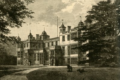 Audley End, Batı Cephesi, 1898. by Unbekannt