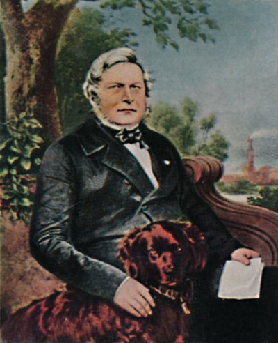 Ağustos Borsig 1804-1854. - Kruger tarafından yapılan resim, 1934. by Unbekannt