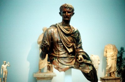 Augustus Caesar - Gaius Julius Caesar Octavianus 63 BC-14 AD, ilk Roma İmparatoru by Unbekannt
