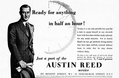 Austin Reed - Yarım saat içinde her şeye hazır, 1937 by Unbekannt