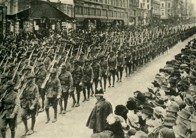 Avustralya birlikleri, Melbourne, Birinci Dünya Savaşı, c1915, c1920. by Unbekannt