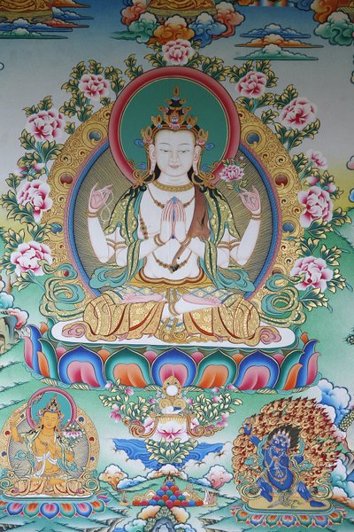Avalokitesvara, şefkat budası, Katmandu, Nepal by Unbekannt