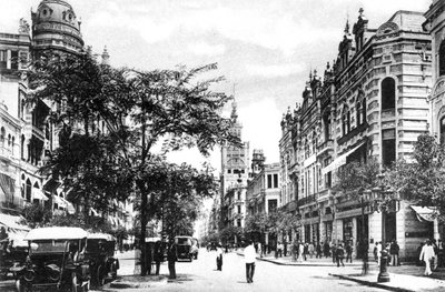 Avenida Rio Branco, Rio de Janeiro, Brezilya, 1920