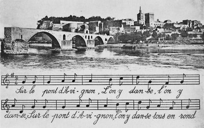 Avignon. - St-Benezet Köprüsü, c1925 by Unbekannt