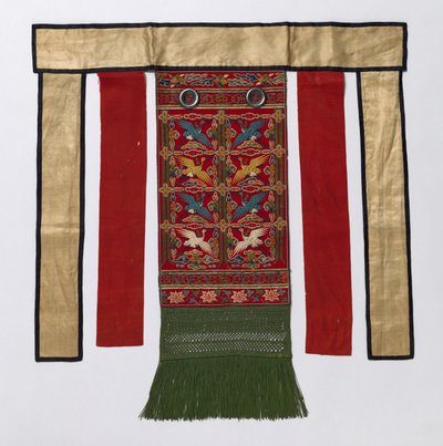 Kraliyet Tören Elbisesi için Sırt Önlüğü, 1800