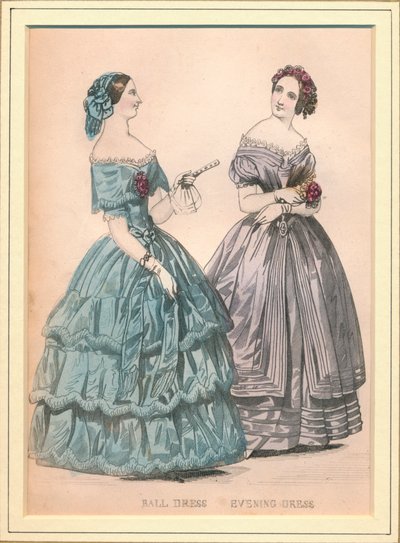 Balo Elbisesi ve Abiye Elbise, 19. yüzyıl. by Unbekannt