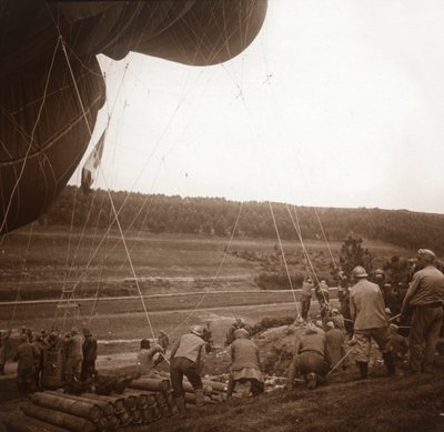 Baraj balonu, Genicourt, kuzey Fransa, c1914-c1918 by Unbekannt