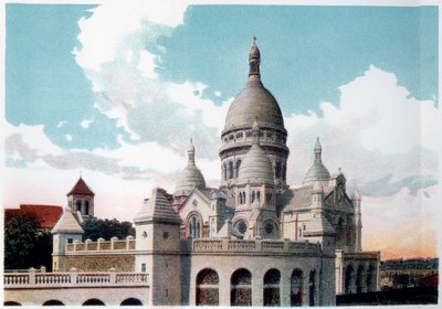 Sacre Coeur Bazilikası, Paris, c1900 by Unbekannt