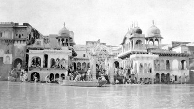 Banyo ghatları, Mathura, Hindistan, 1916-1917 by Unbekannt