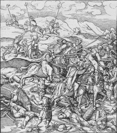 Timur yönetimindeki Moğollar ile Türkler arasındaki savaş, c1400 1908 by Unbekannt